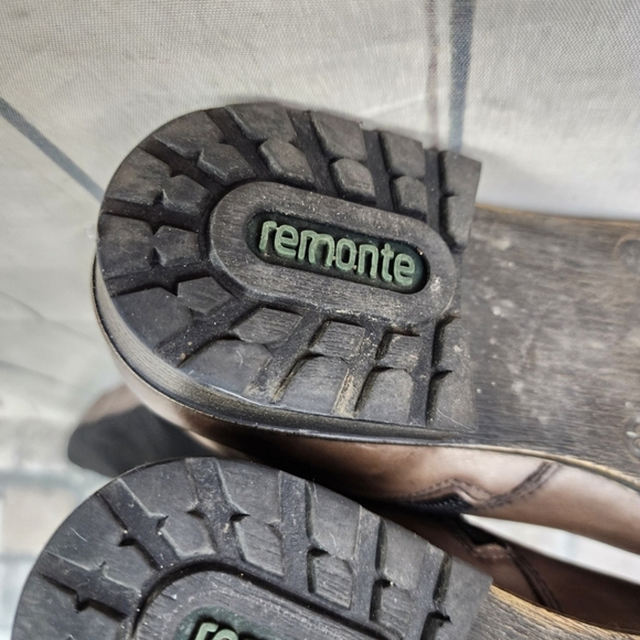 Remonte Leather Riding Boots Taupe Embre Almond Toe Size 38 = 7/7.5 Equestrian - Picture 14 of 16